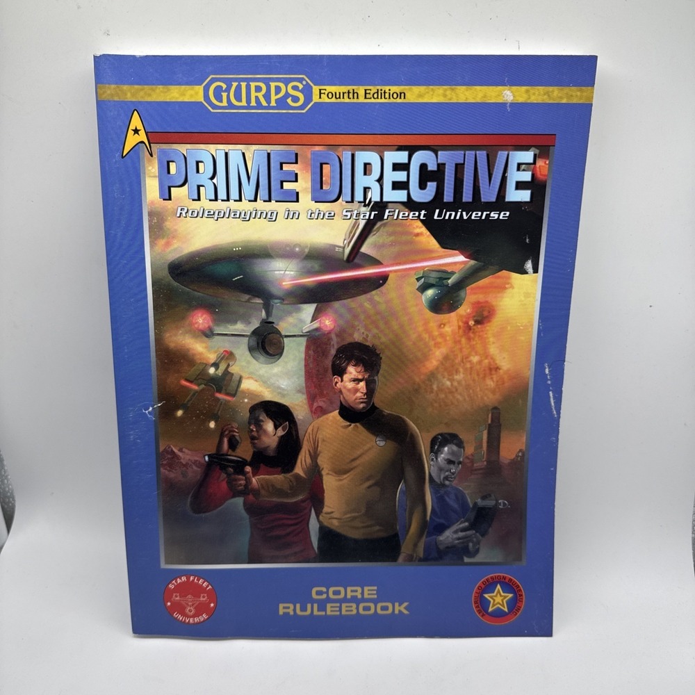 ADB GURPS Prime Directive 4th Ed Star Fleet Universe RPG Core Rulebook ADB8401